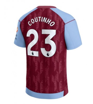 Aston Villa Philippe Coutinho #23 Hjemmedrakt 2023-24 Kortermet